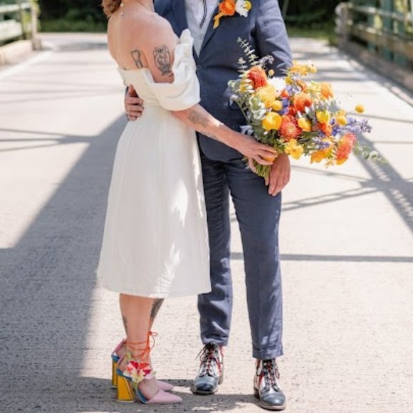 Cult Gaia Muna Dress Off-White Size 4 - Picture 6 of 11